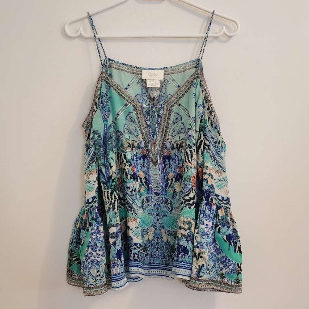 Camilla Wings Of Luxor Drop Shoulder Top XS‎